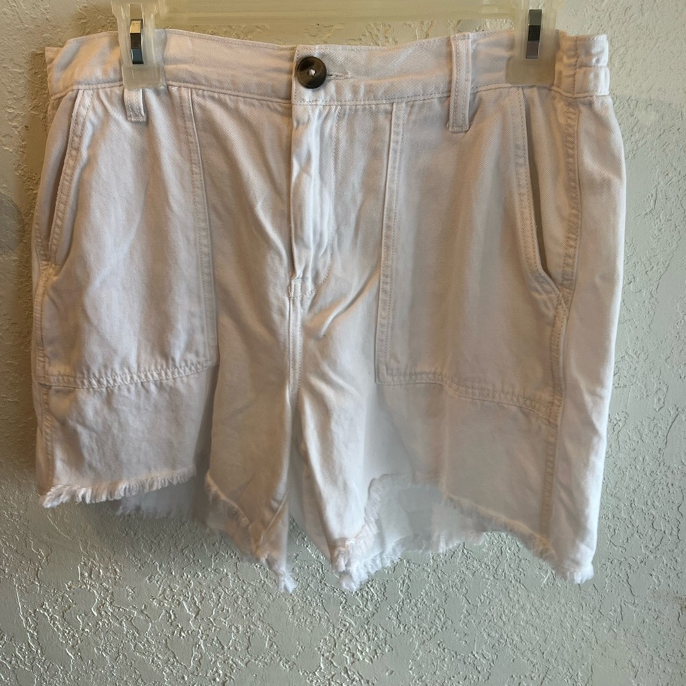 White aerie Denim Shorts